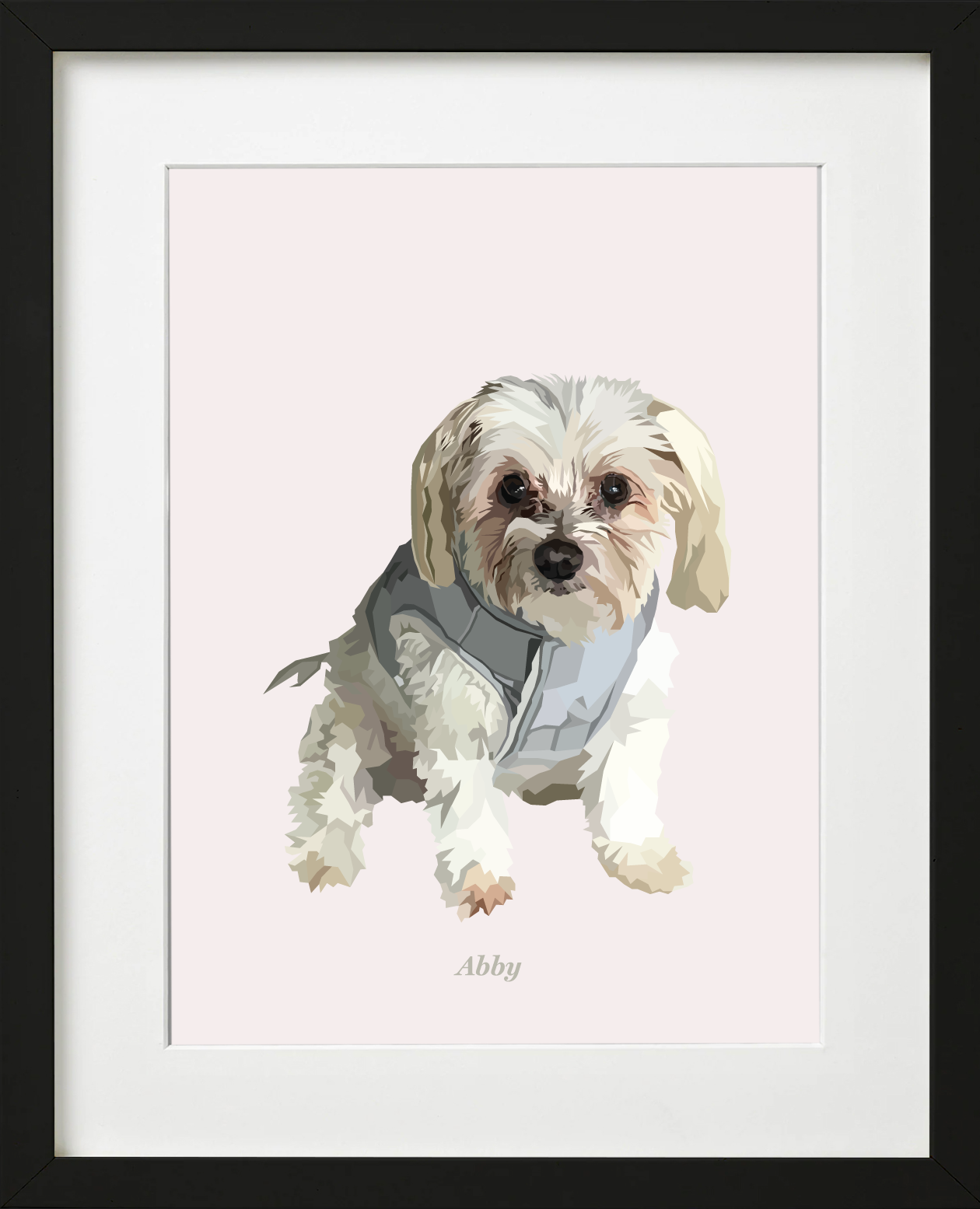 Signature Pawprint - One pet (framed)
