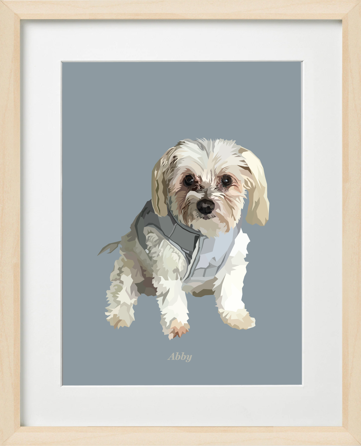 Signature Pawprint - One pet (framed)