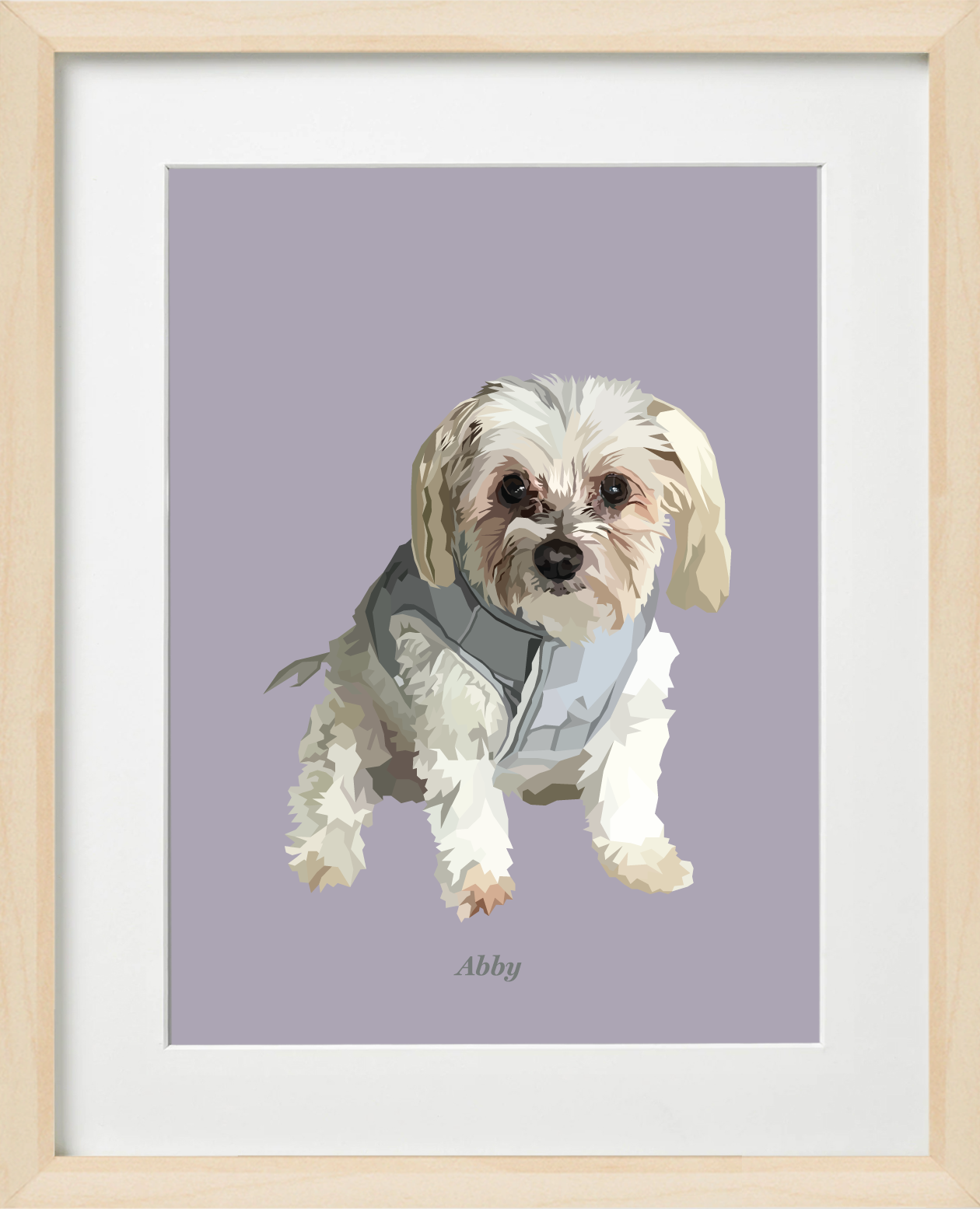Signature Pawprint - One pet (framed)
