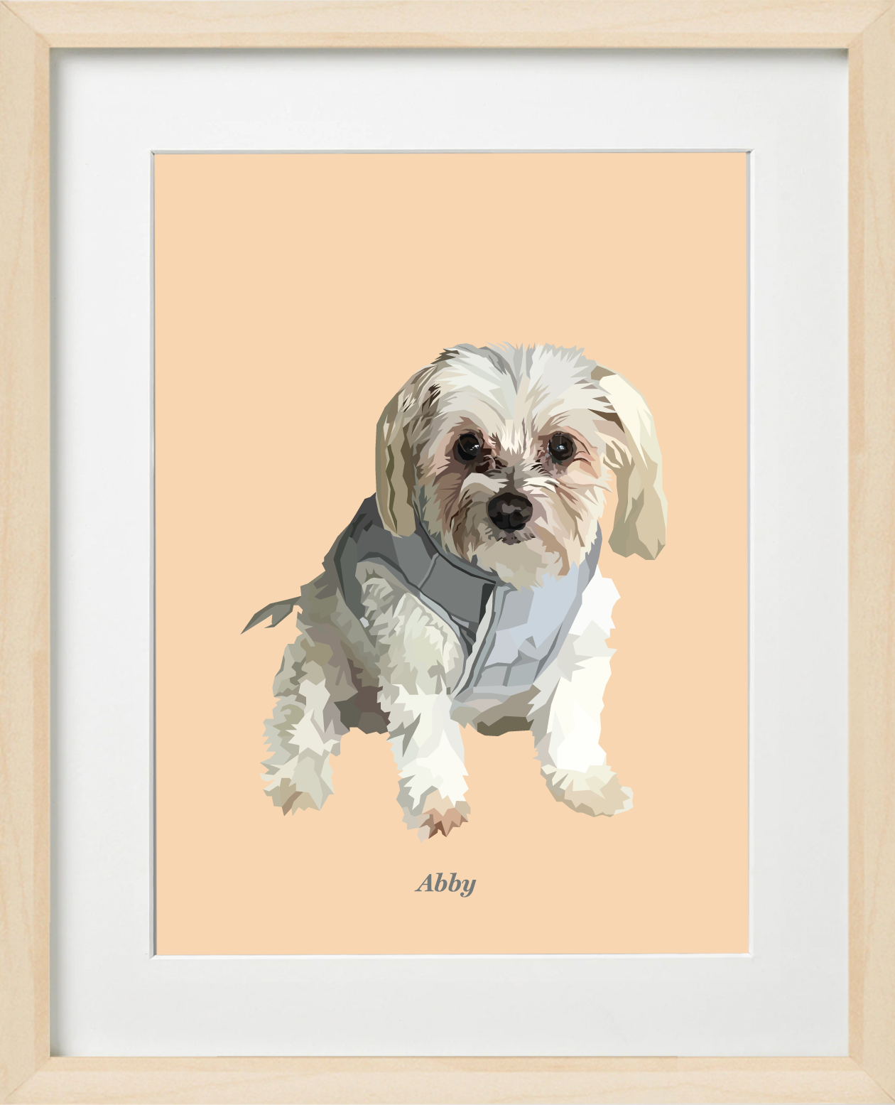 Signature Pawprint - One pet (framed)