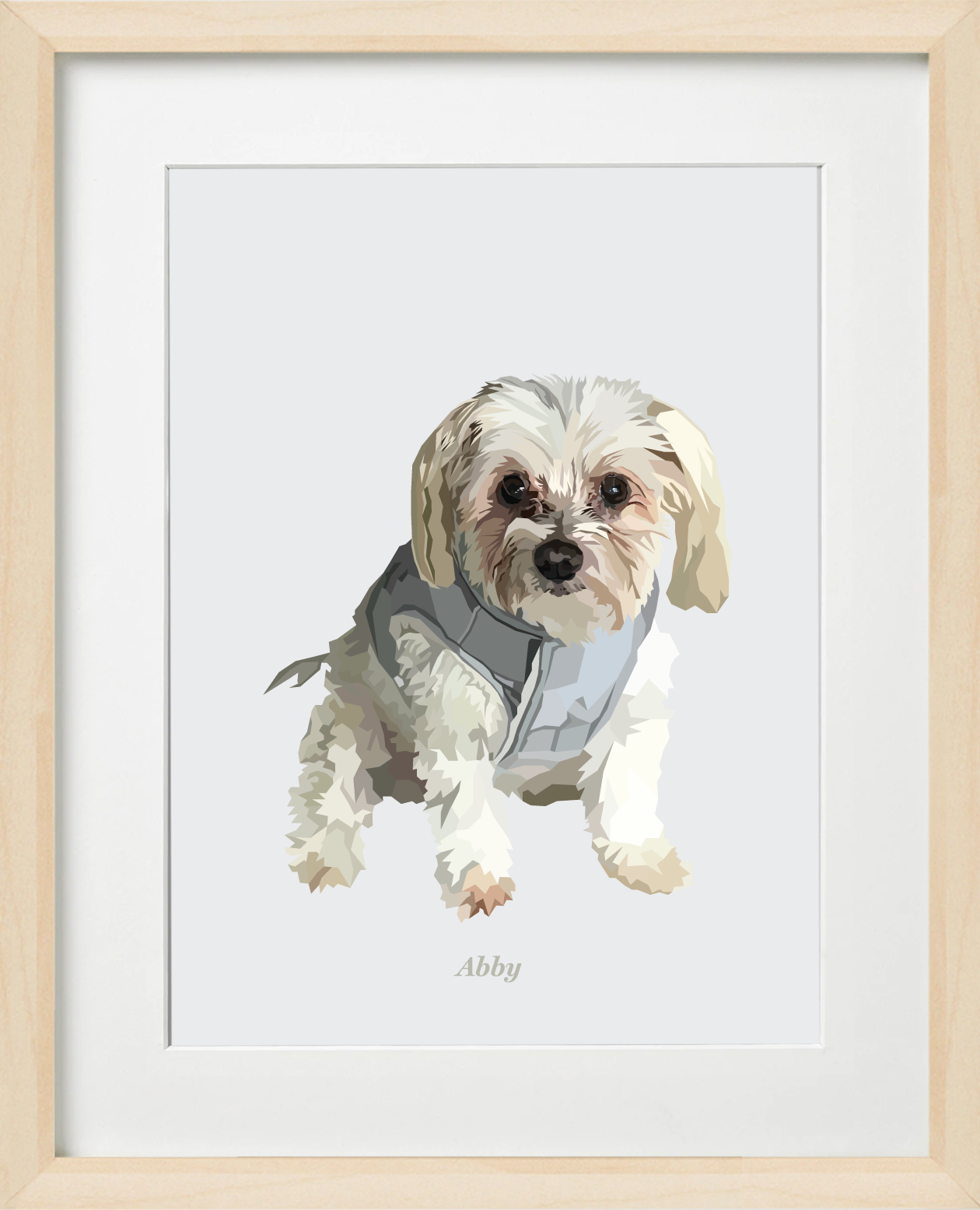 Signature Pawprint - One pet (framed)