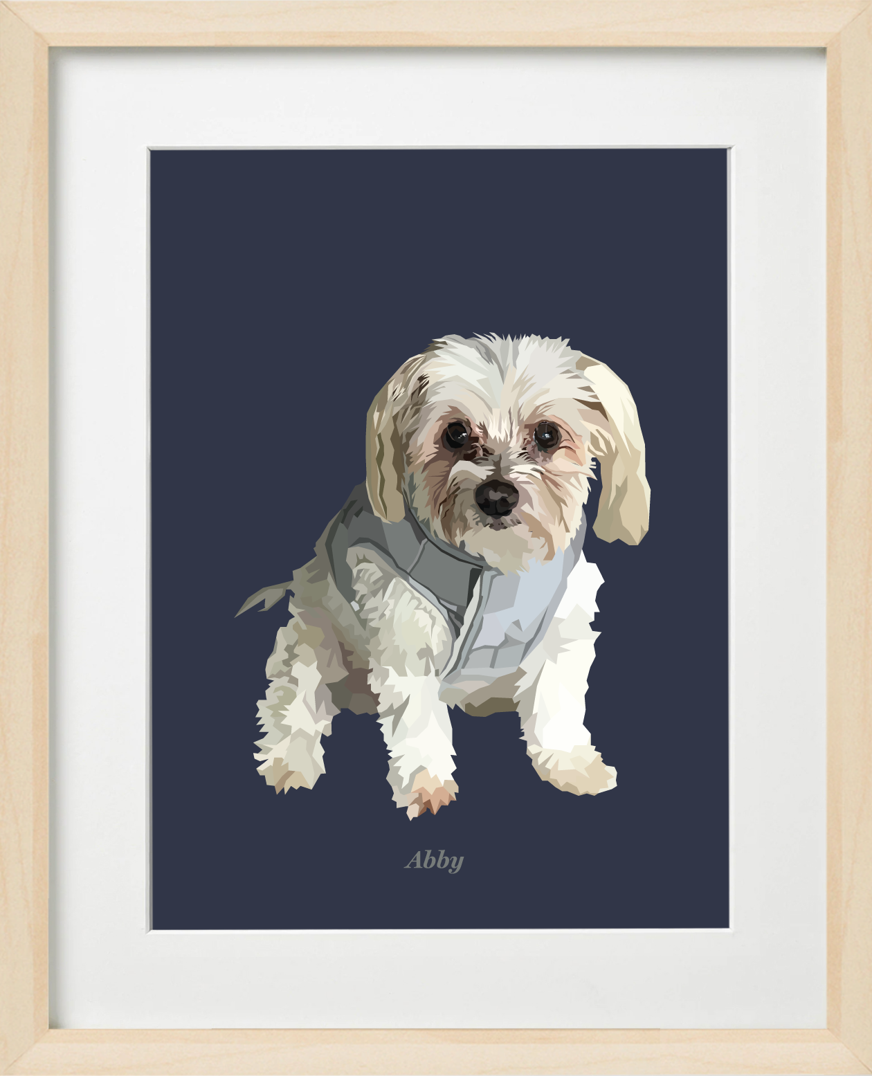 Signature Pawprint - One pet (framed)
