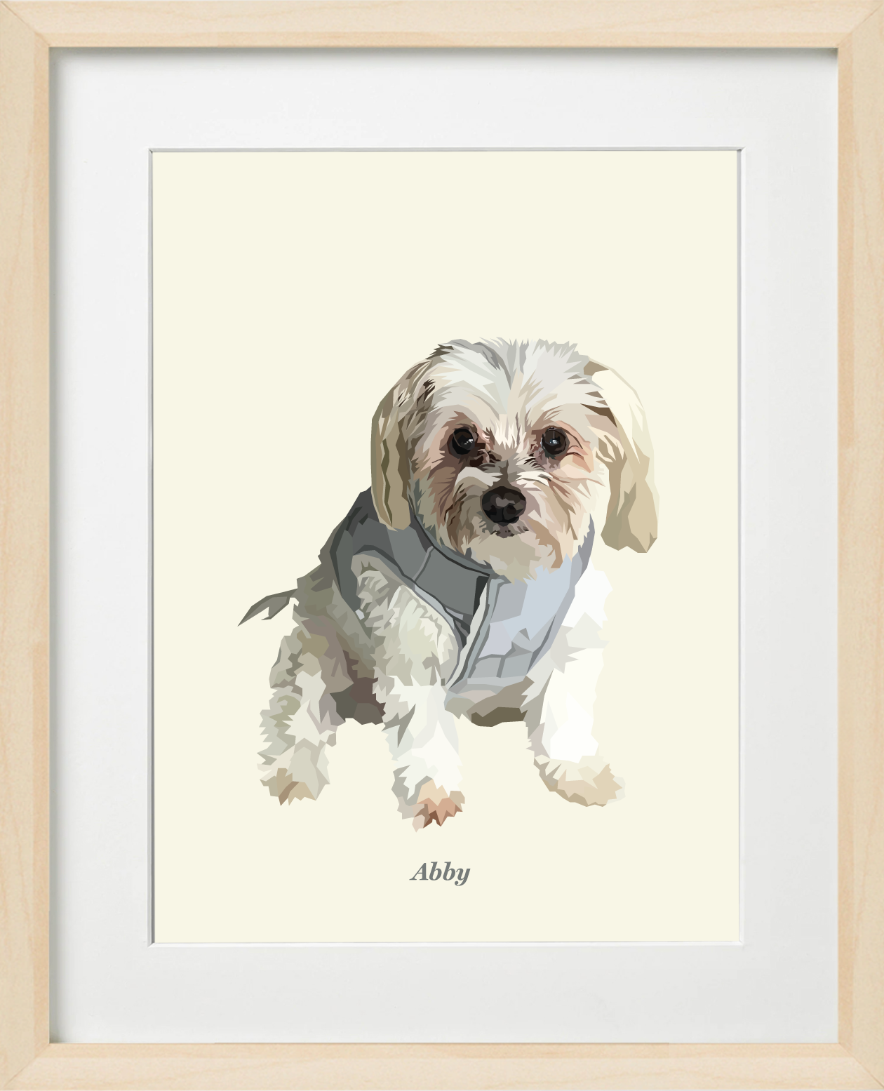 Signature Pawprint - One pet (framed)