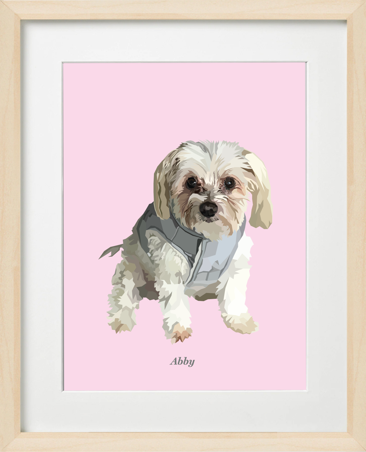 Signature Pawprint - One pet (framed)