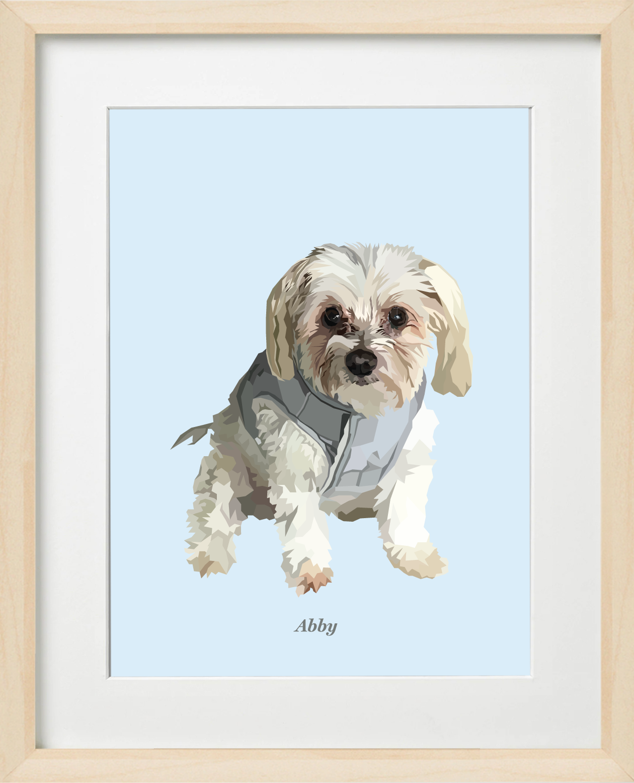 Signature Pawprint - One pet (framed)
