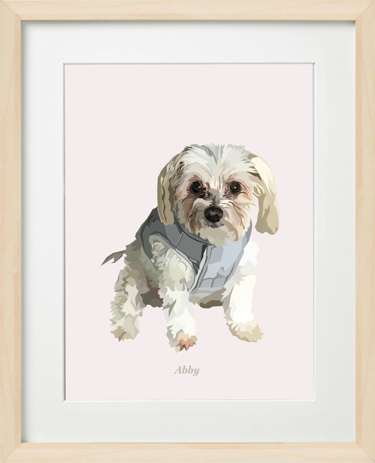 Signature Pawprint - One pet (framed)