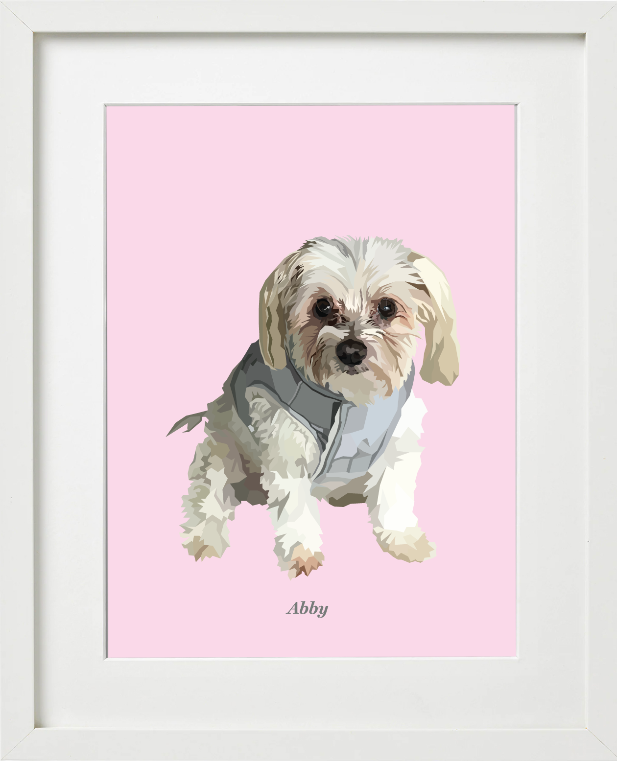 Signature Pawprint - One pet (framed)